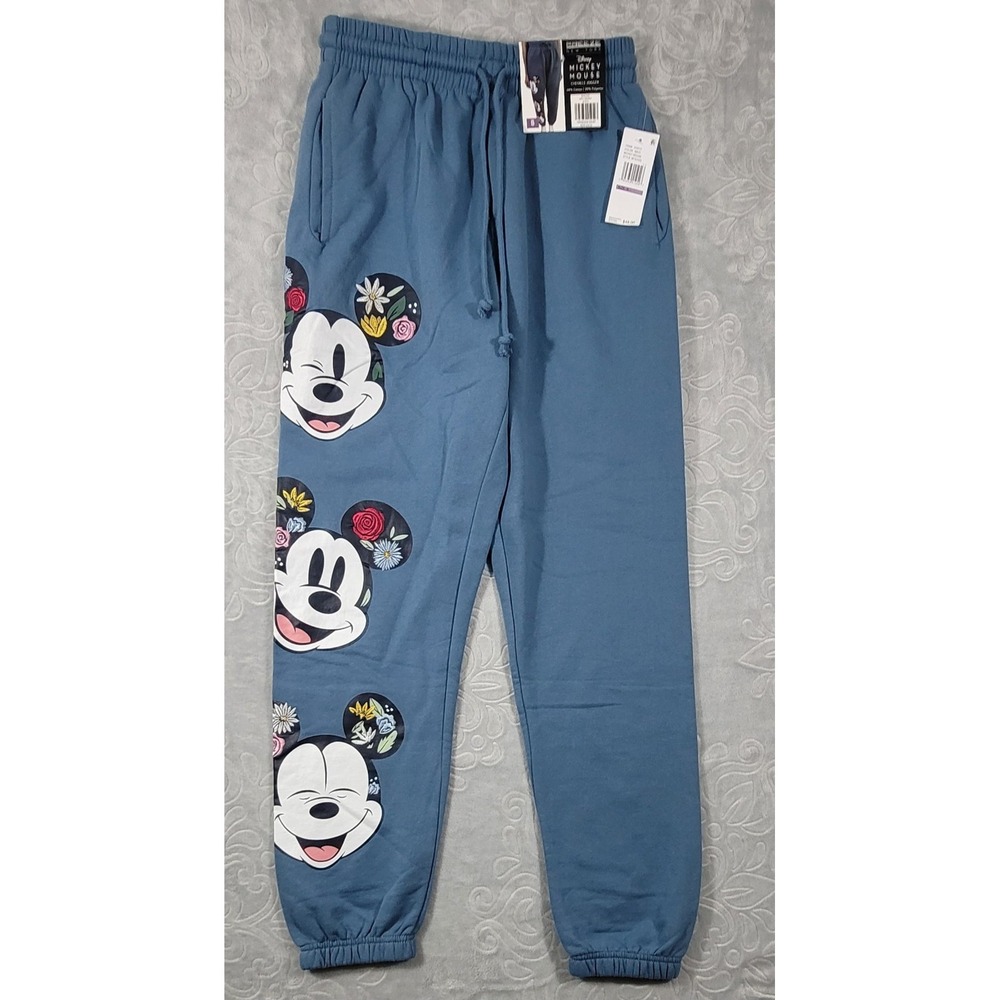 Freeze New York Disney Mickey Mouse Chenille Jogger Sweatpants Women's Small NWT